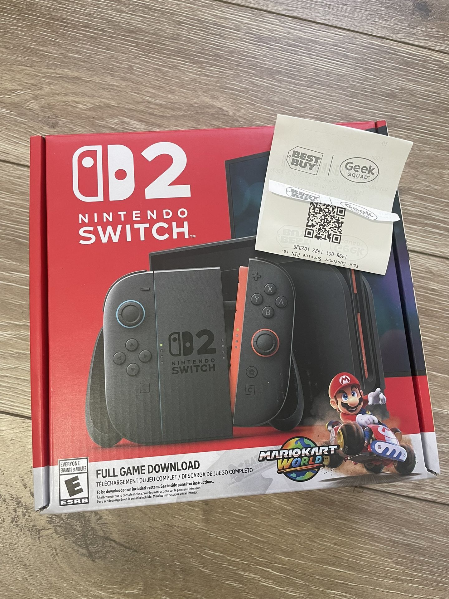 BRAND NEW NEVER OPENED + Receipt NINTENDO SWITCH 2