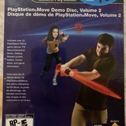 PlayStation Move Demo Disc, Volume 2 - Sony PS3, Brand New, Factory Sealed