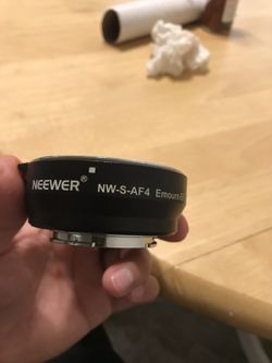 Sony e mount to cannon adapter