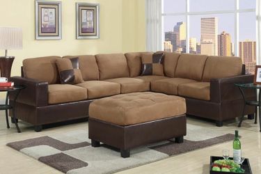 3pc sectional w ottoman new