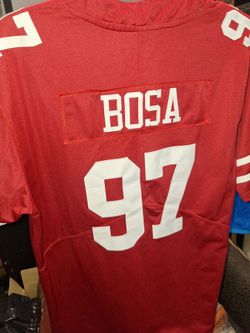 Forty niners Bosa jersey large