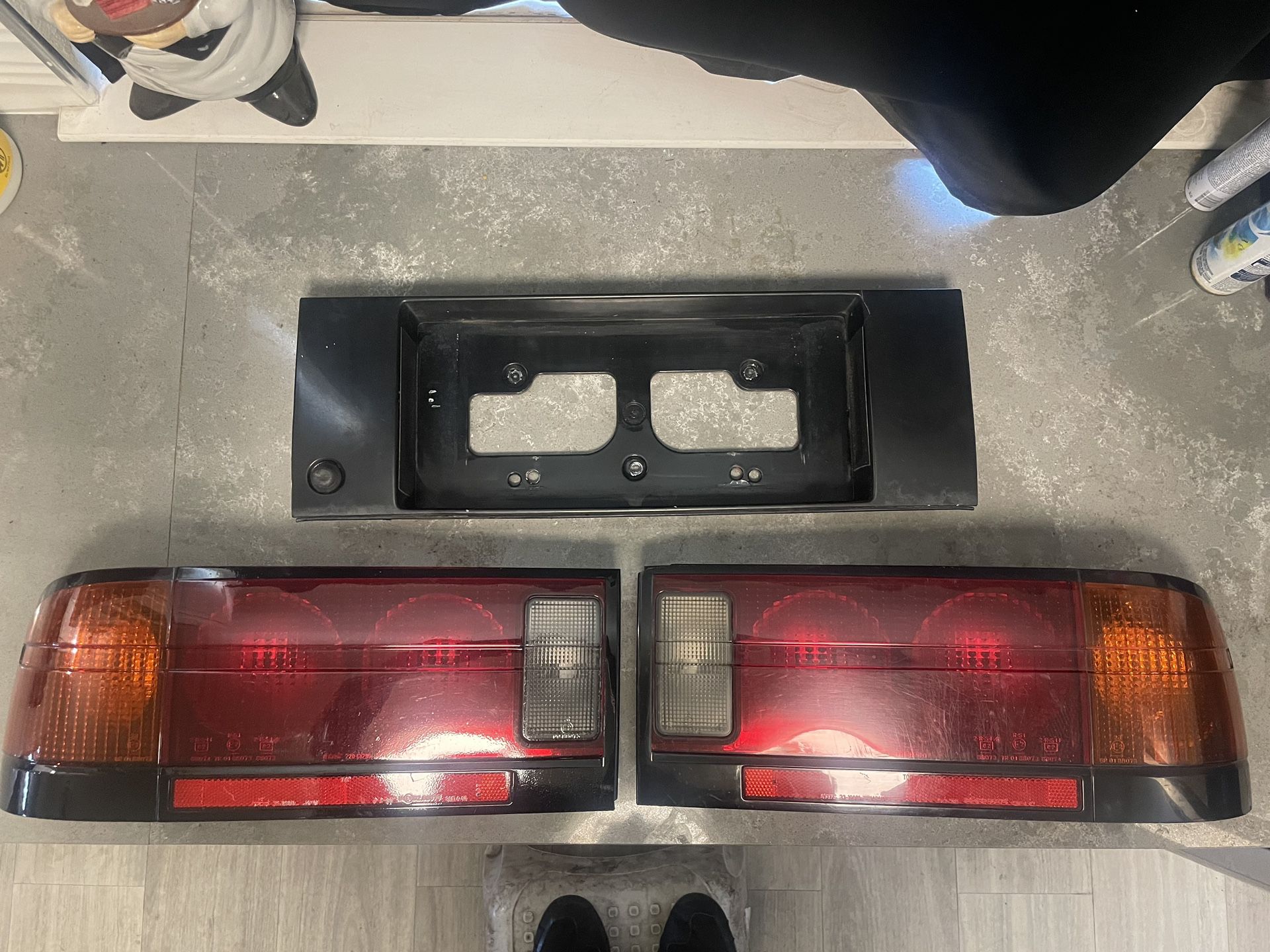 86-91 Rx7 S5 Round Taillights Mazda Rx-7 FC Vert Coupe