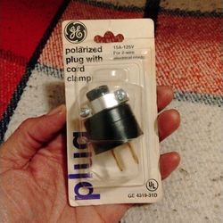 electric plug  for 2 wire