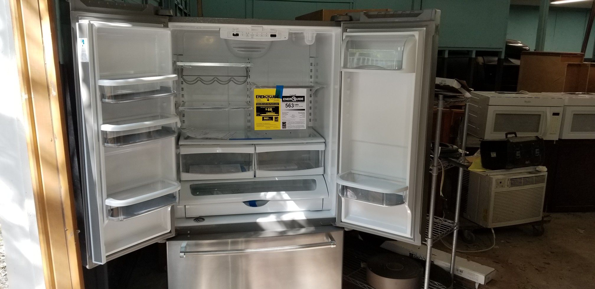 KitchenAid 20cu ft Counterdepth French Door Refrigerator with Ice