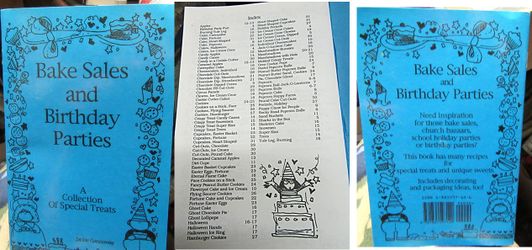 BOOK BAKE SALES AND BIRTHDAY PARTIES