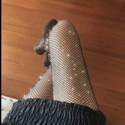 Diamond Rhinestone Sparkle Fishnet tights / Stockings / Pantyhose
