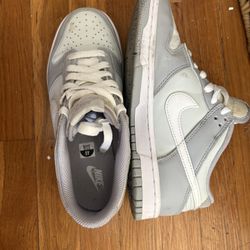 Kids Nike Dunk Low Puré Platinum/wolf Grey 