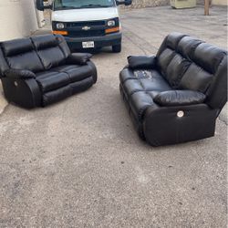 Brown Preowned Recliner Couches