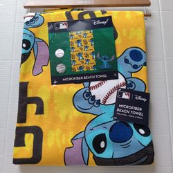 San Diego Padres Disney Lilo and Stitch Microfiber Beach Towel