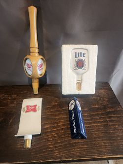 Vintage Miller High Life Beer Taps