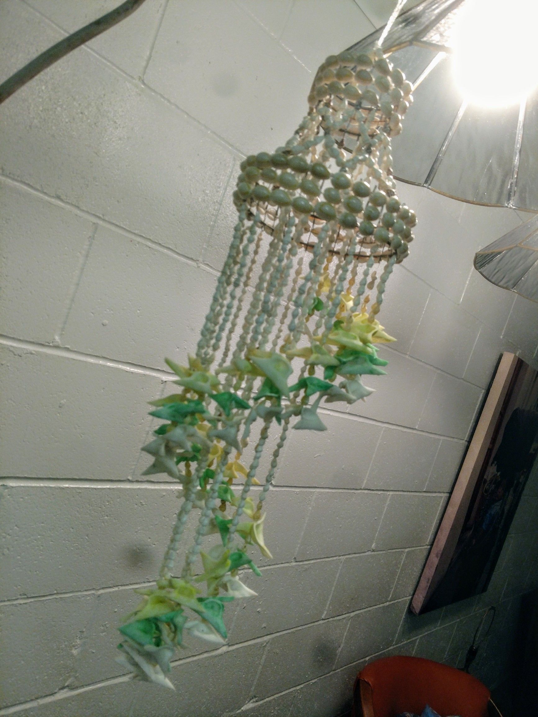 Vintage Handmade Seashell Wind Chime