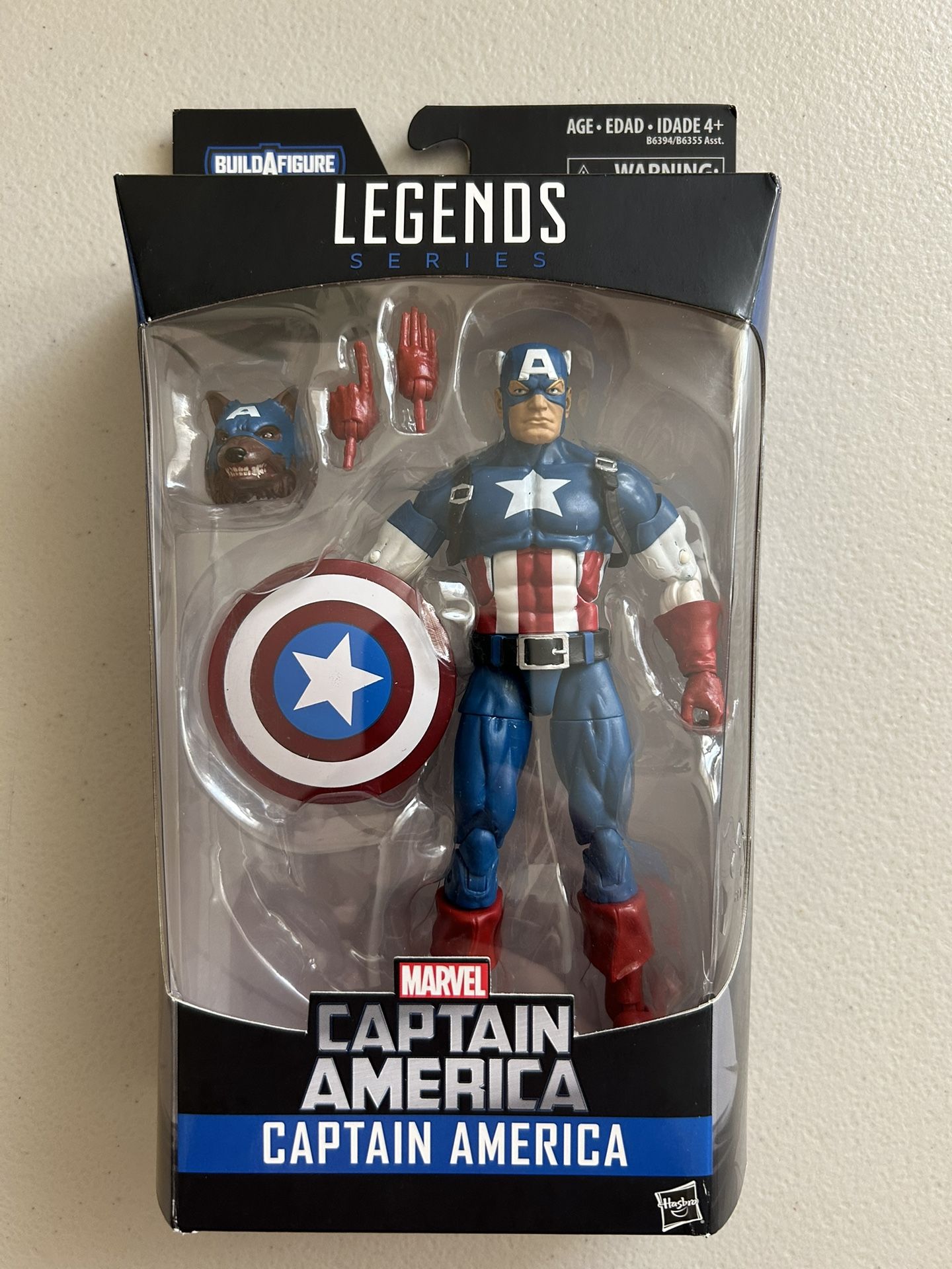 Marvel Legends Wolf Head Captain America