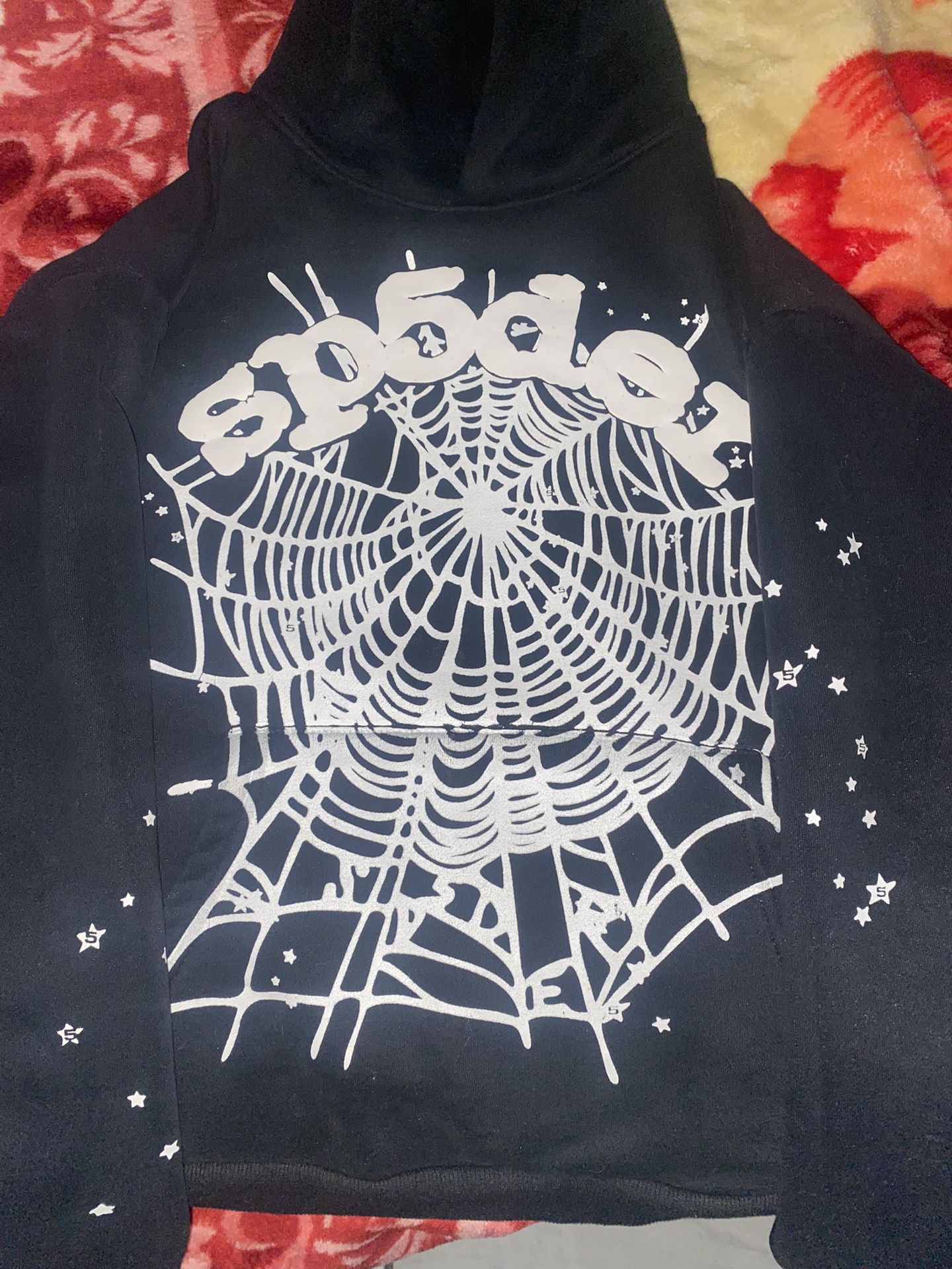 Spider Hoddie Black Medium