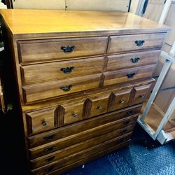 Antique Birch Dresser 