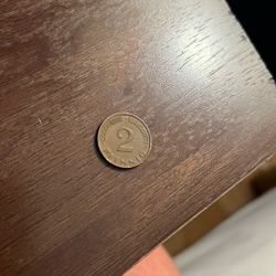 1950  German Pfennig Coin