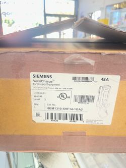 Siemens Versicharge EV Supply Equipment Charger
