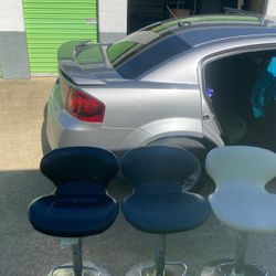 Bar Stools 3 Black , GREY , WHITE