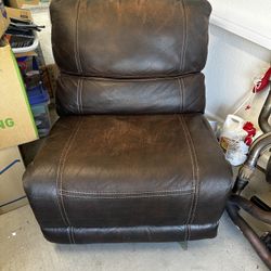 leather Recliner sectional