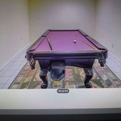 Pool Table See Photo Very Well Made First Class
