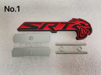 Hellcat SRT Emblems Matte – Left & Right Fender Badges for Dodge  Each$20pair  $35