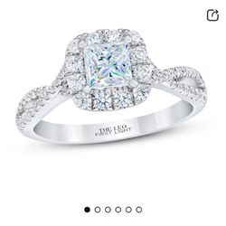 Leo first light diamond ring