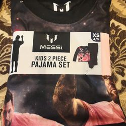 New Messi Kids Two Piece Sleepwear XS 4/5