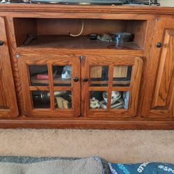 Oak TV Stand