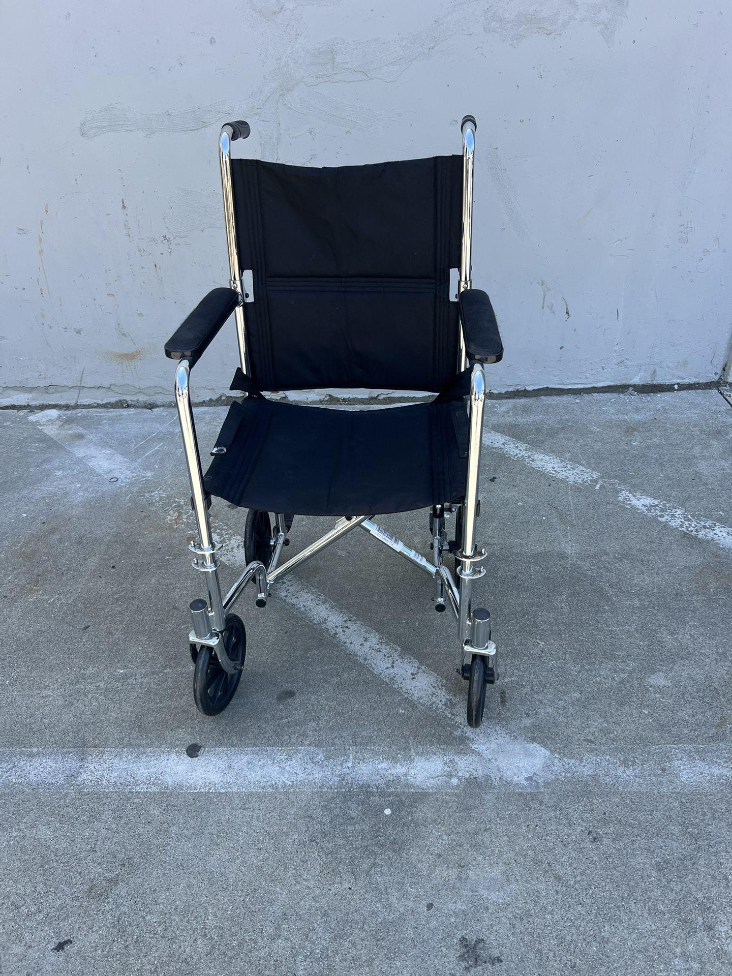 Foldable Wheelchair Black Color