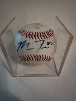 Mike Trout Game Used Autographed Baseball w/ COA