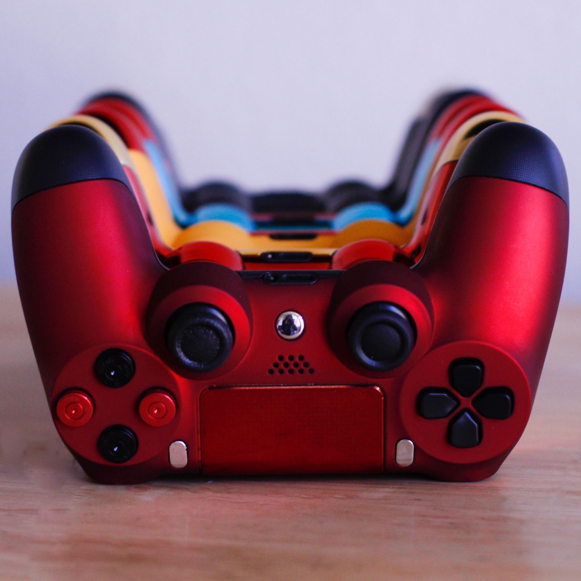 DeadRed - DUAL SHOCK 4 - Wireless Bluetooth Custom PlayStation Controller - PS4 / PS3 / PC