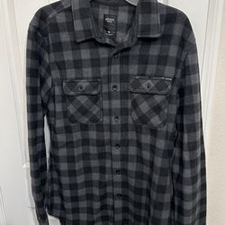 Men’s Plaid Sweater Flannel Large