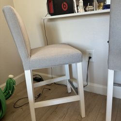 Ikea Bergmund Stools, Grey, Counter Hight 