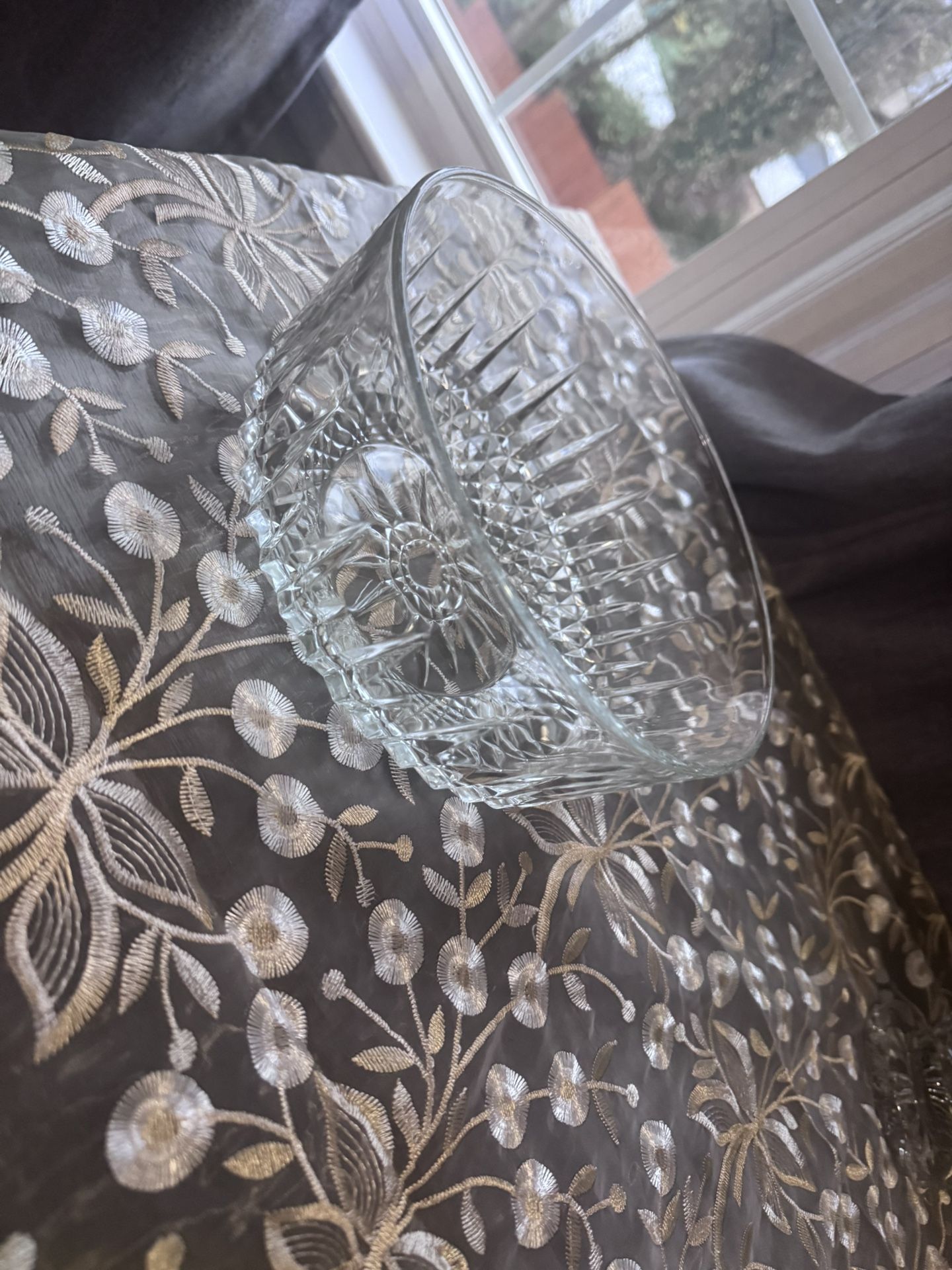 Vintage Arcoroc France 5 inch Clear Glass Dessert Bowl