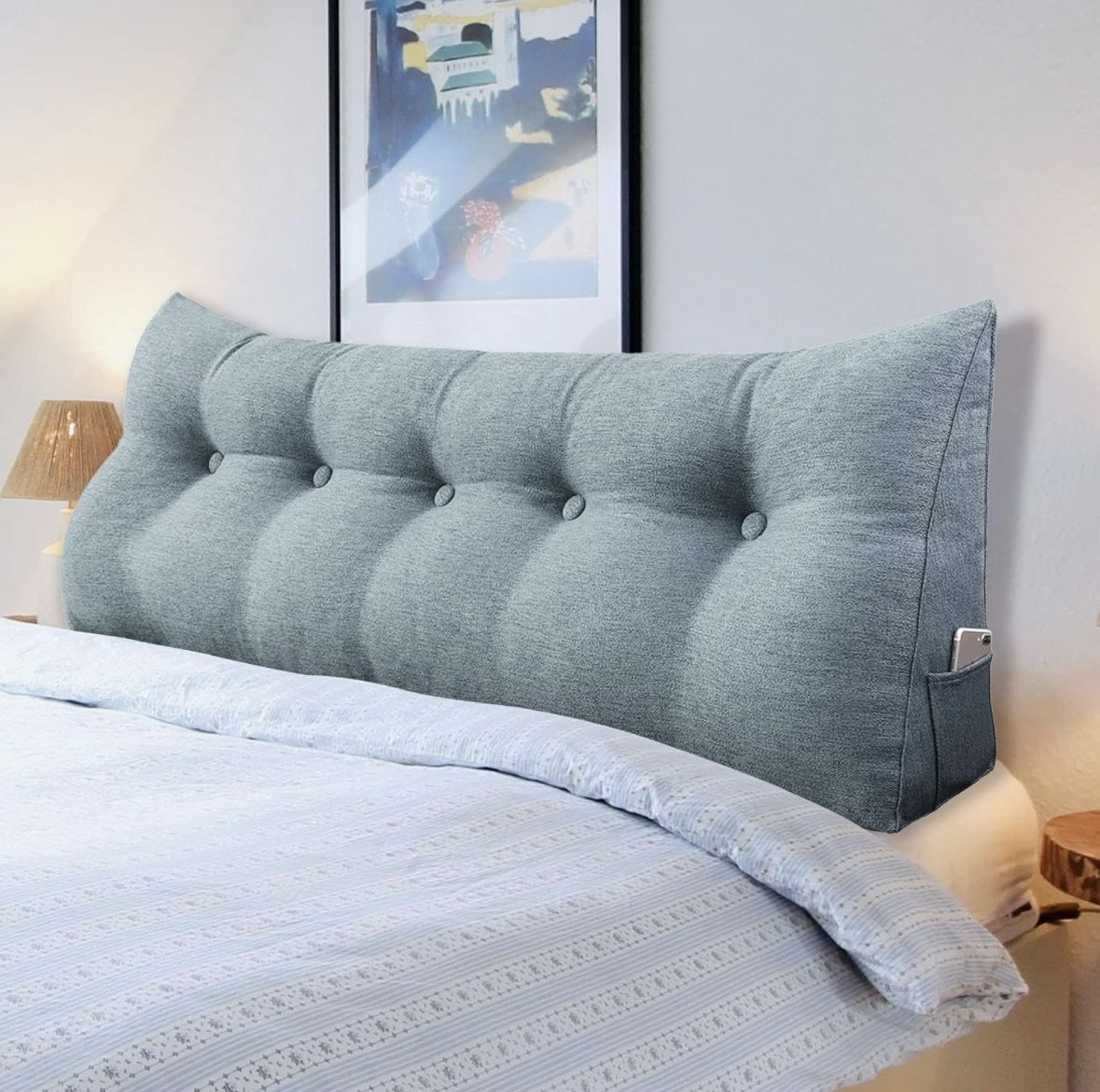 Upholstered Headboard Queen Sized