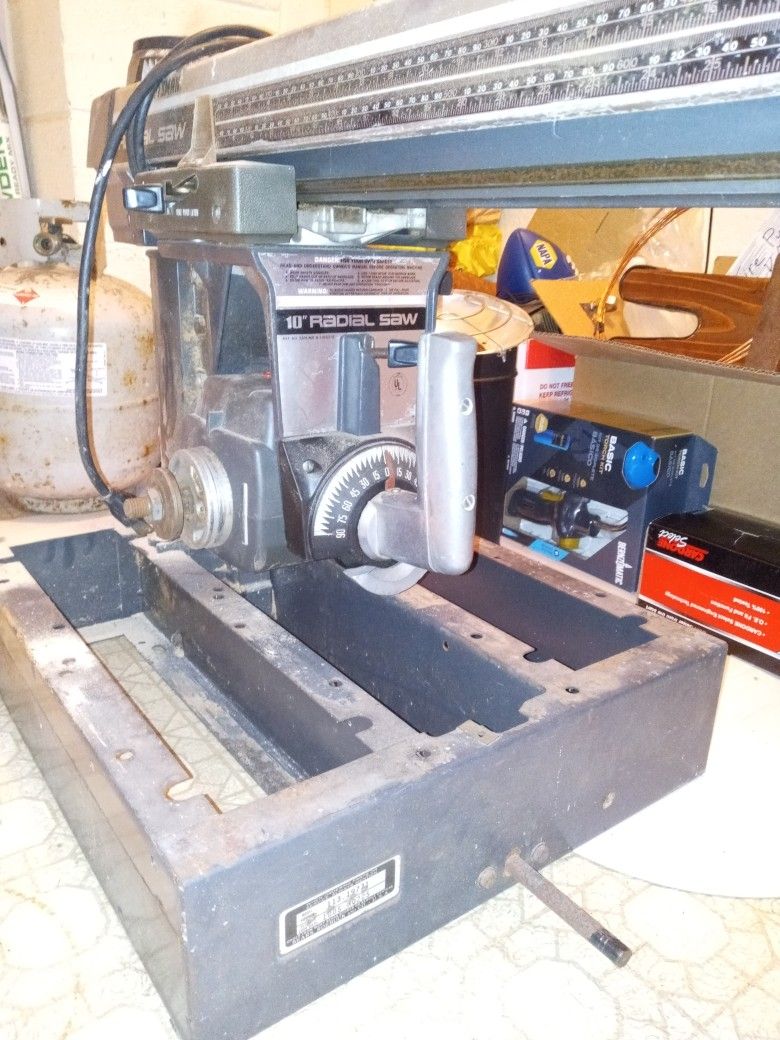 Craftsman 10 In. Radial Arm Saw For Parts, All There, Motor Quit , Best Offer.