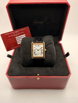 Cartier Tank Solo Automatic Watch XL FULL SET