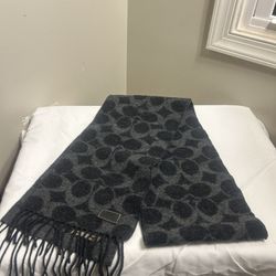 PRE~OWNED COACH WINTER MENS SCARF 🧣 IN EXCELLENT CONDITION 