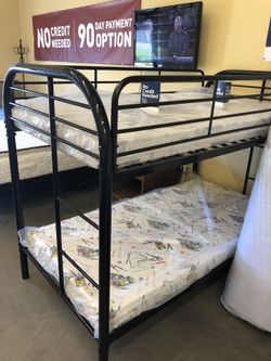 Bunk Bed with Mattresses