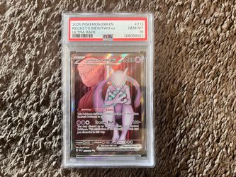 Pokemon Destined Rivals Team Rocket’s Mewtwo PSA 10