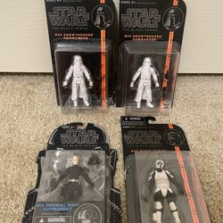 Star Wars 3.75 Black Series Imperial Troopers