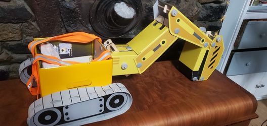 Working Excavator Toddler Kids Costume 