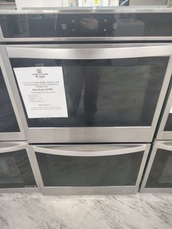 (50% Off Wall Ovens) $999.50 LG double electric wall oven with airfry