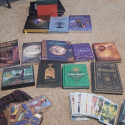 Books, Crystal Ball, Tarot Cards
