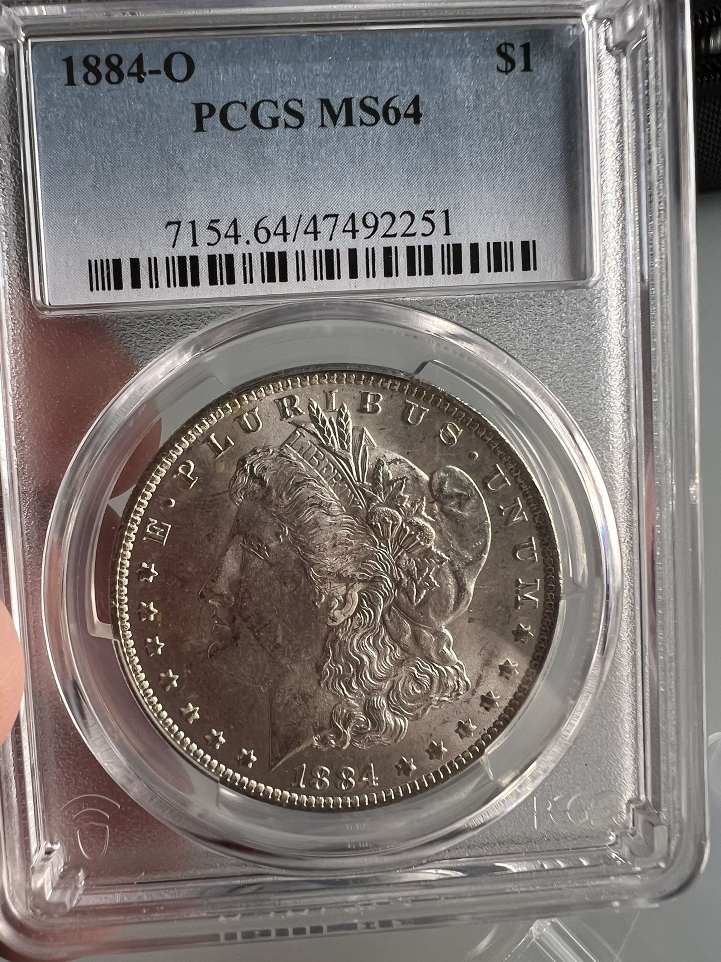 1884 O Morgan Silver Dollar