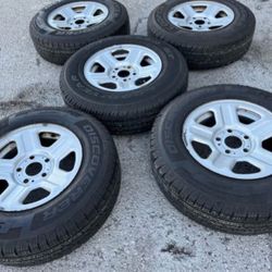 16” Jeep Grand Cherokee Wrangler We Finance Package Rims Wheels Tires Set Of 5 Factory 