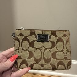 Coach wristlet 
