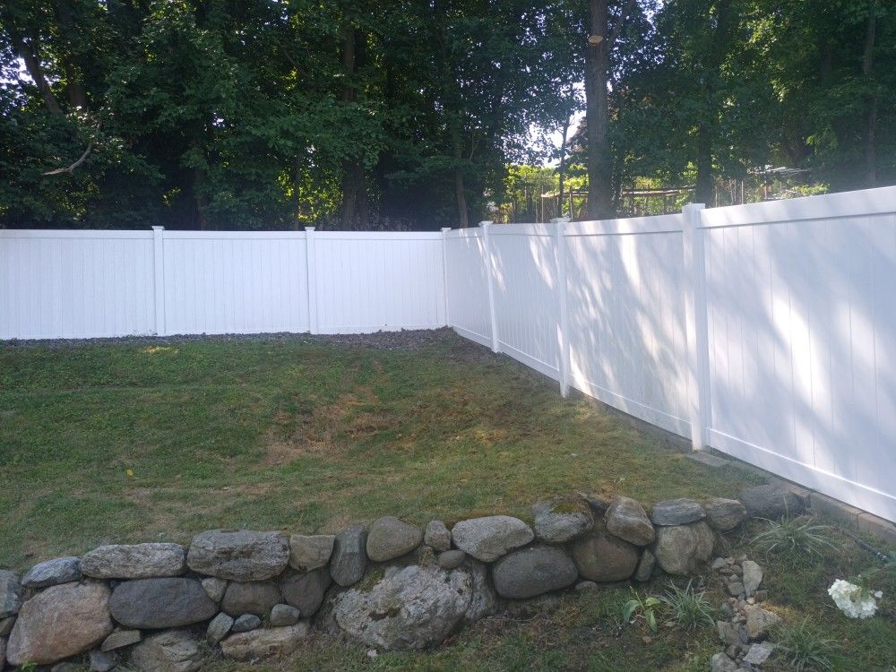 Beautiful New PVC Fence