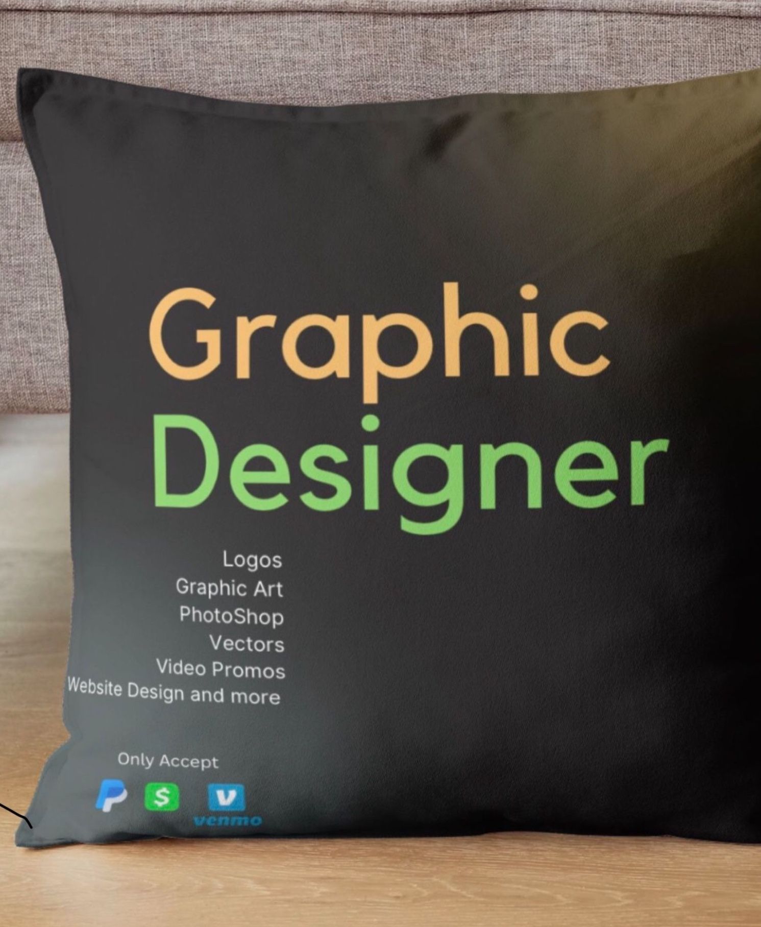 Graphic Design Pillow 