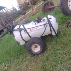 CountyLine 25 gal. 2-Nozzle Tow-Behind Trailer Sprayer