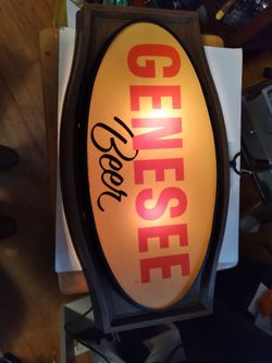 GENESEE BEER LIGHT UP SIGN